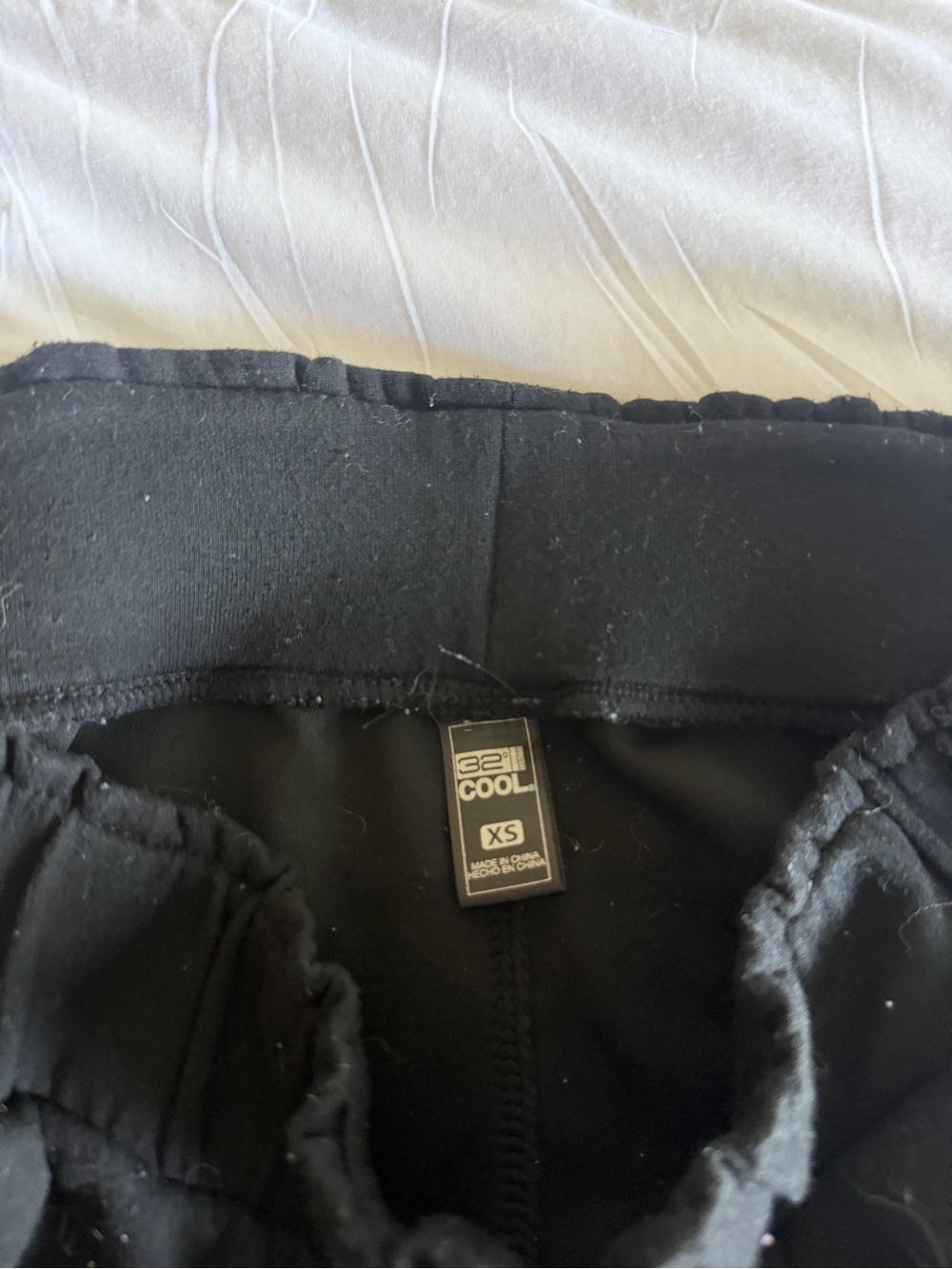 32° Cool Black XS Soft Cotton Trousers